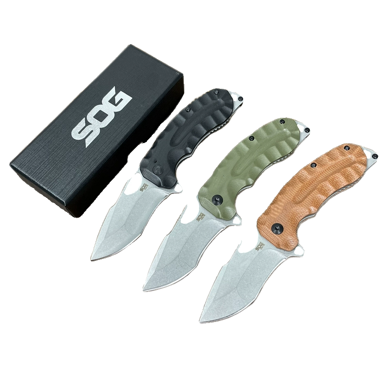 SOG SOG OUTDOORS, HIGH-HARD OUTDOOR CAMPING, WITH A POCKET KNIFE AND A FIELD LIFE KNIFE