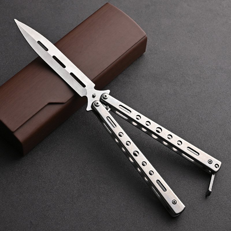 First scholars folding knives and butterflies without a blade