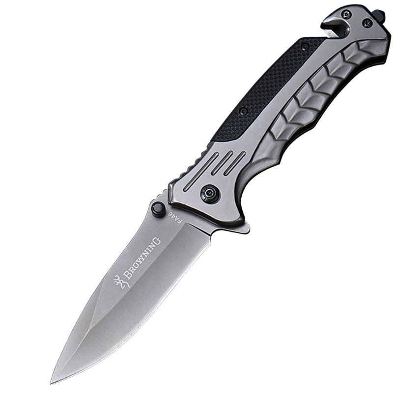 A multi-purpose folder with a sharp defensive knife and a high-strength camping knife for a small fruit knife