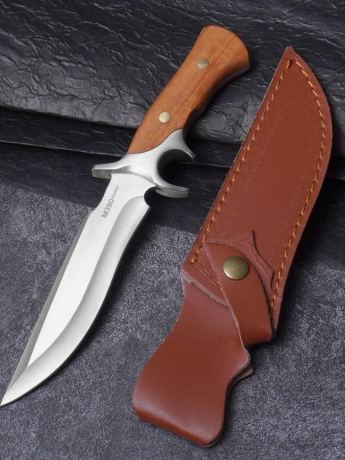 2024 new outdoor survival knife, with a small straight knife, a very sharp fruit knife