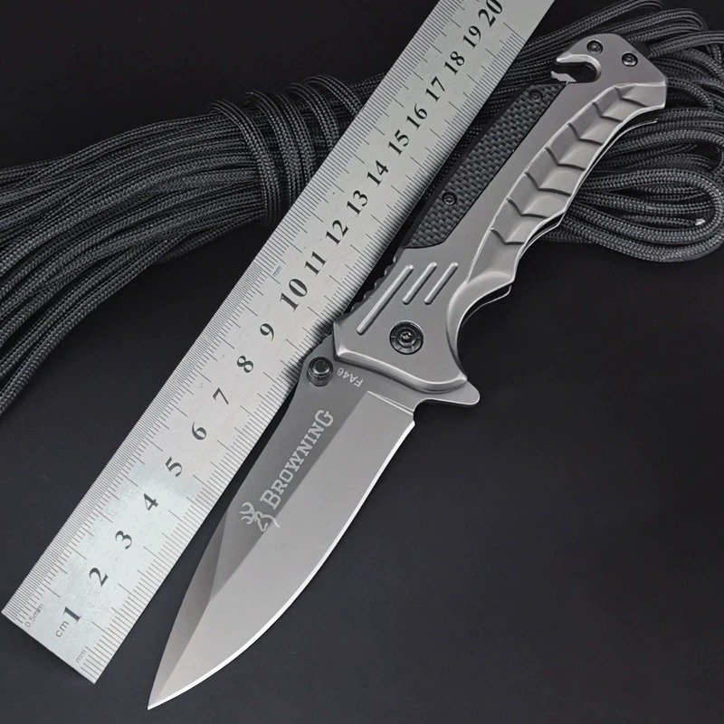 Field multi-purpose survival knife, portable, folded, high-strength imported military engineer than first self-defense knife