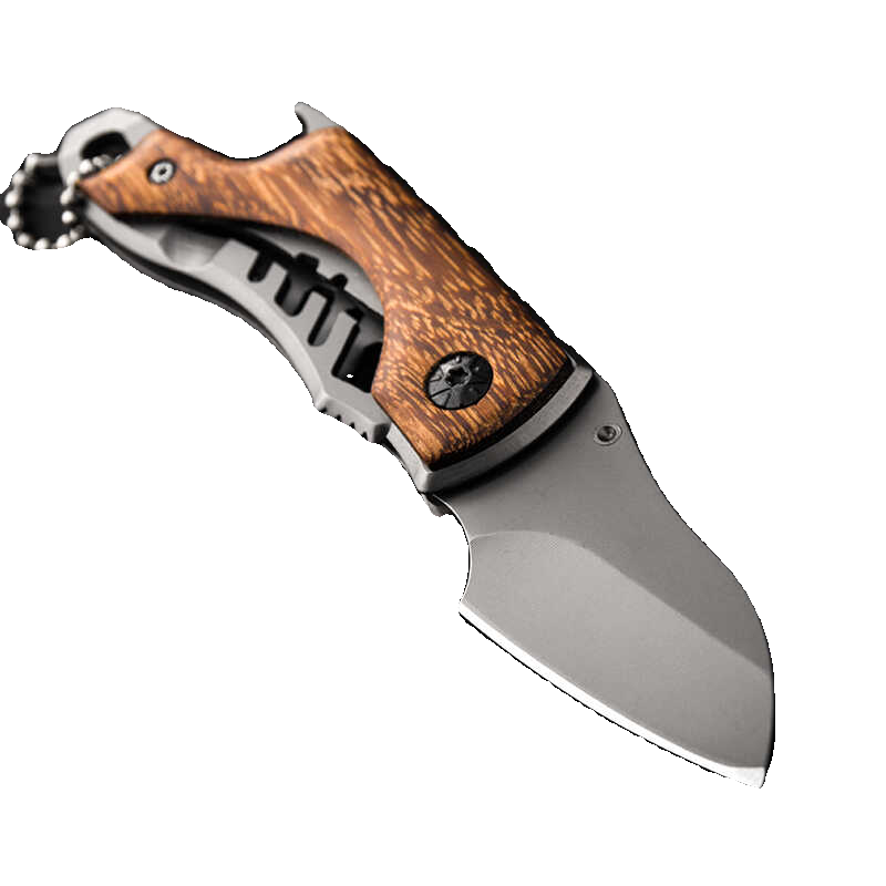 He's got a sharp key knife in his field