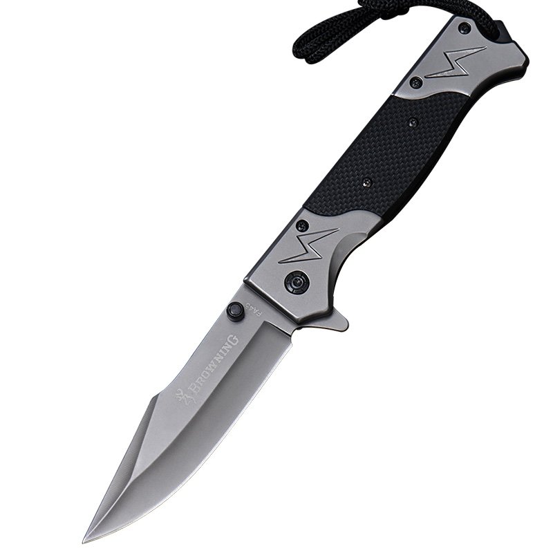 An outdoor folding knife, a high-string blade, a sharp knife, and a fruit knife with it