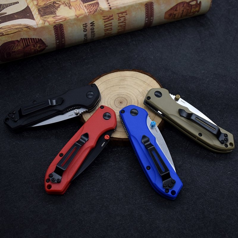 BM 565 BUTTERFLY'S POWER FOLDING SWORDS OUT-OF-THE-WIDE, CAMP DEFENSIVE SCRATCH, HIGH HARDWARE