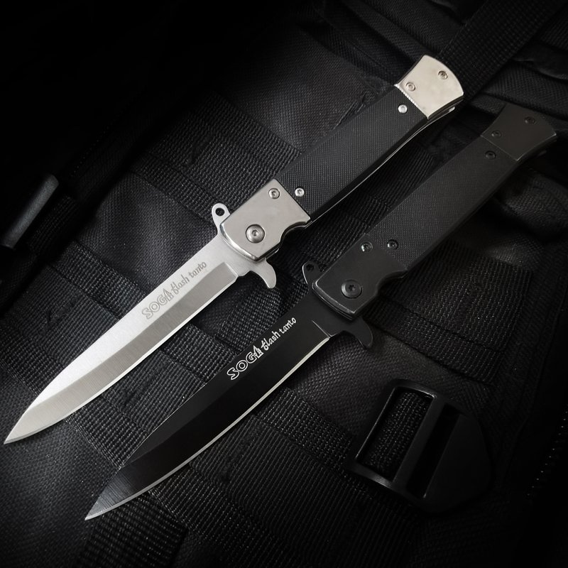 A high-intensity, stainless steel in the open