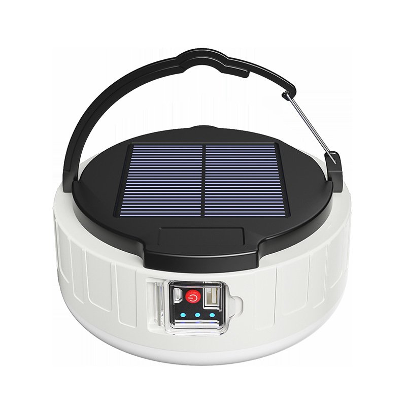 solar recharging lamp led charged to light camp lights at night market for emergency outdoor lighting