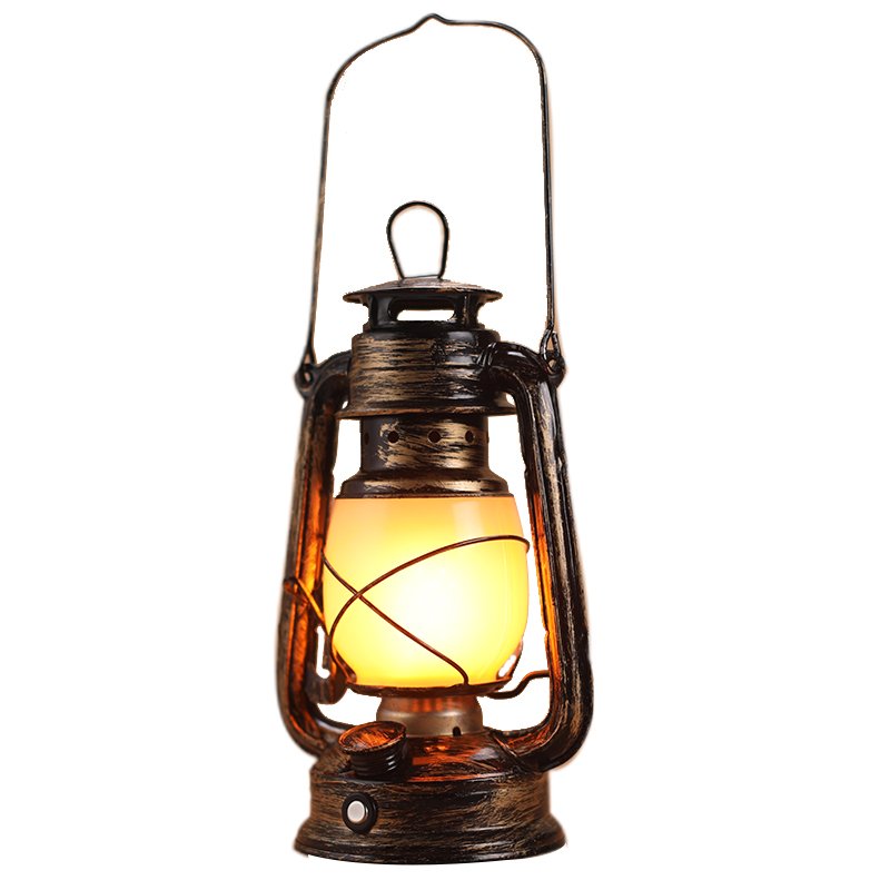 Outdoor and outhouse recharging of old kerosene-lights in the air