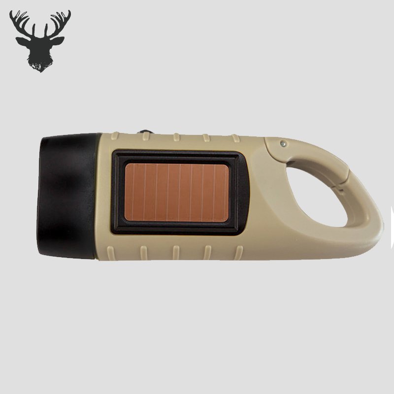 Hand-shielded/outdoor emergency lighting self-generated power flashlight solar relief survival equipment hand pressure