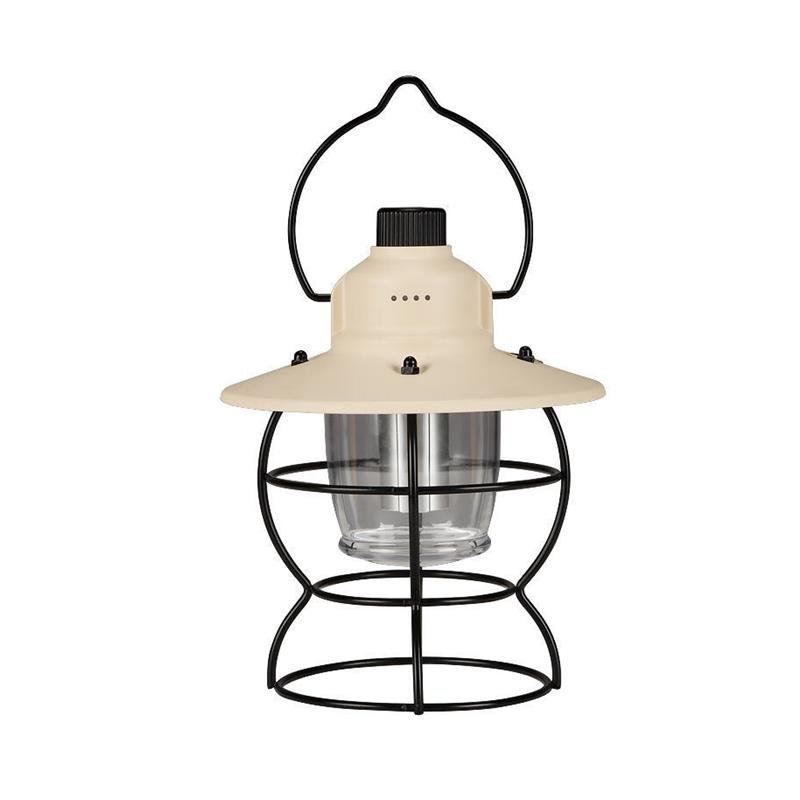 The camping lights were extended and the newly paid outdoor lighting of the old camp tent horse-charged camp air-air lights