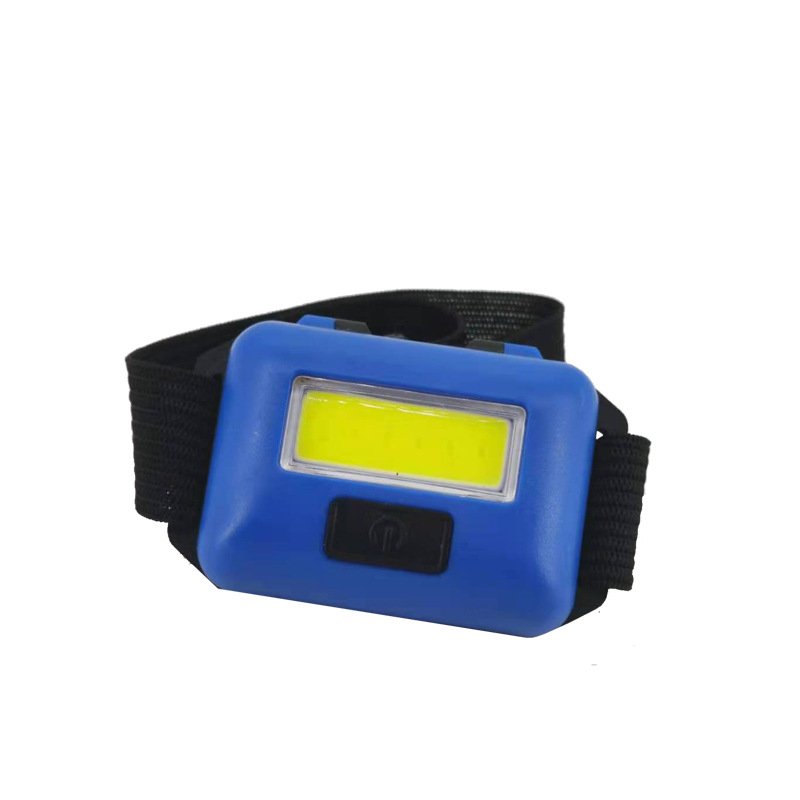 MINI HEADLAMPS MULTIFUNCTIONAL LED DRY BATTERY COB PORTABLE OUTHOUSE FISHING LIGHTS