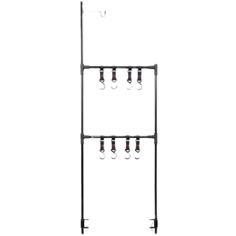 Aluminium alloy folding rack for a fun outdoor camper picnic, multi-purpose table setup