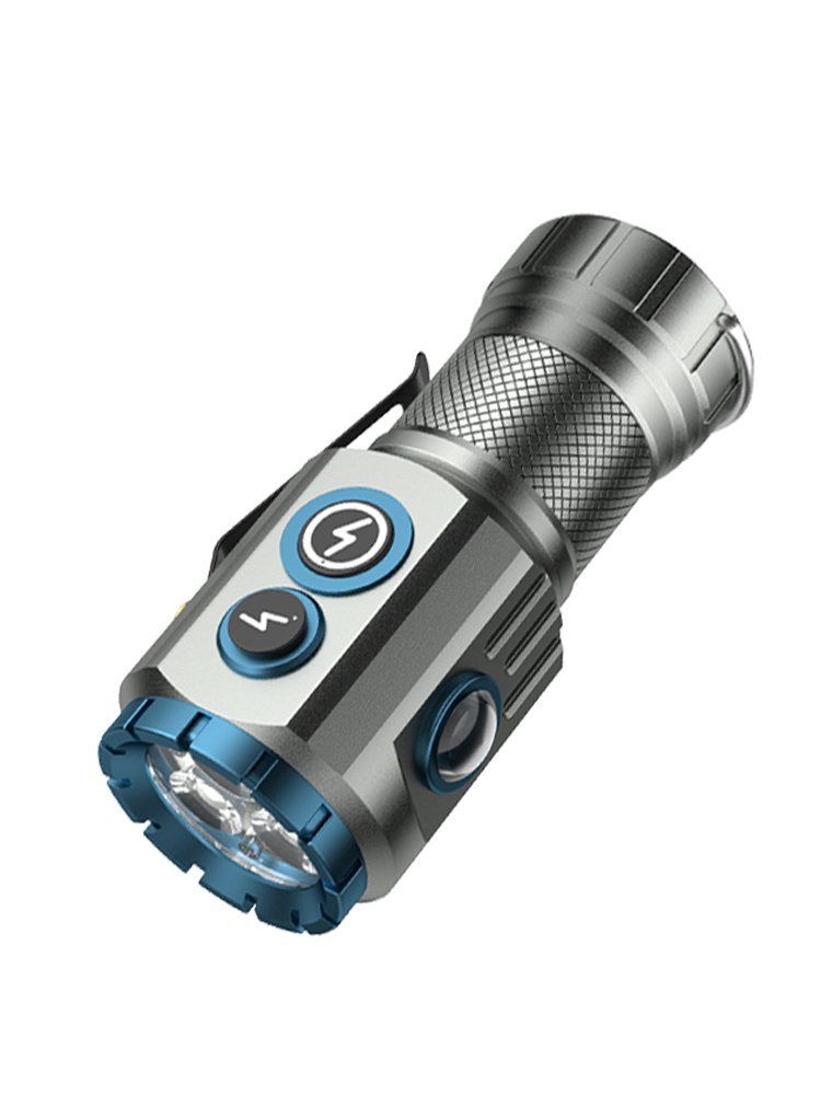 super-lighted little monster flashlights out of the family's hands