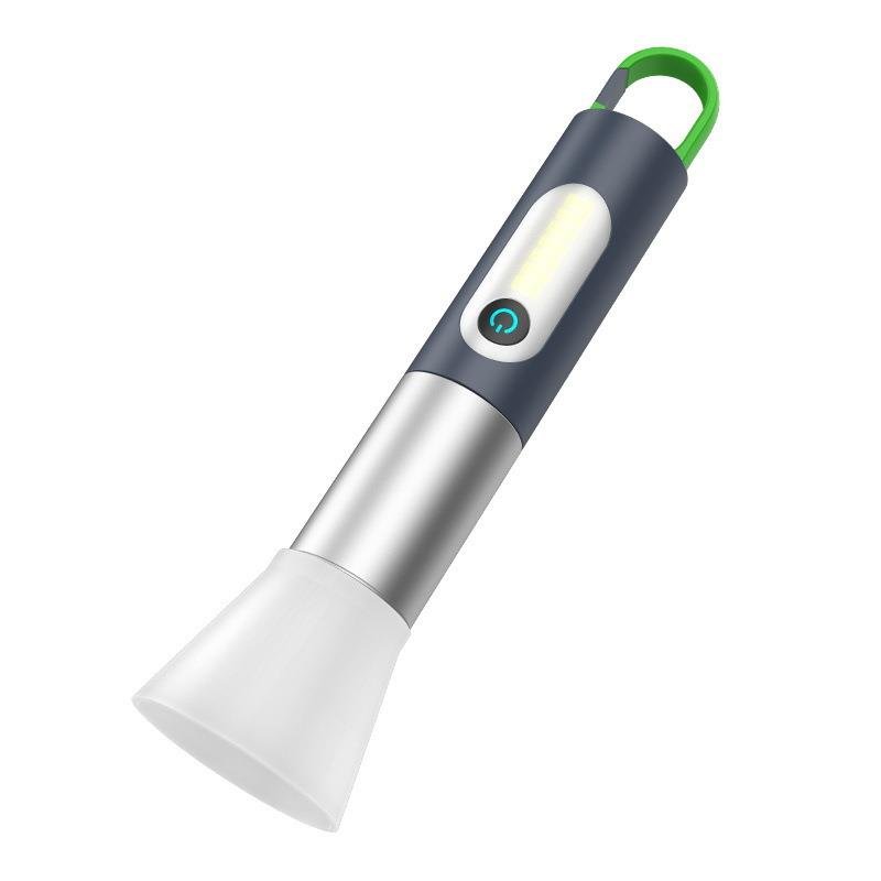 High-powered light flashlight outdoor multi-purpose searchlight strapped to camp light white laser flashlight