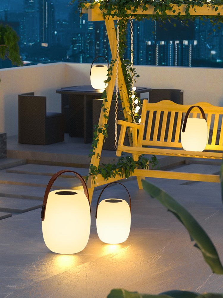 Portable light-charged nightlight airlights for outdoor solar courtyard lighted beams on the balcony garden camp