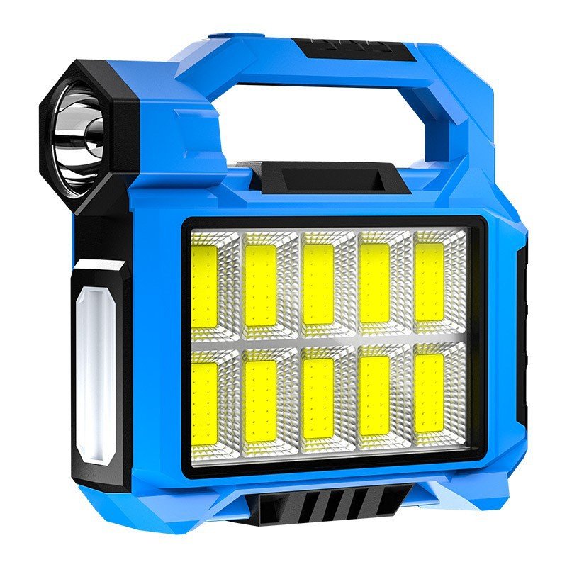 Solar power handheld light flashlights are overcharged