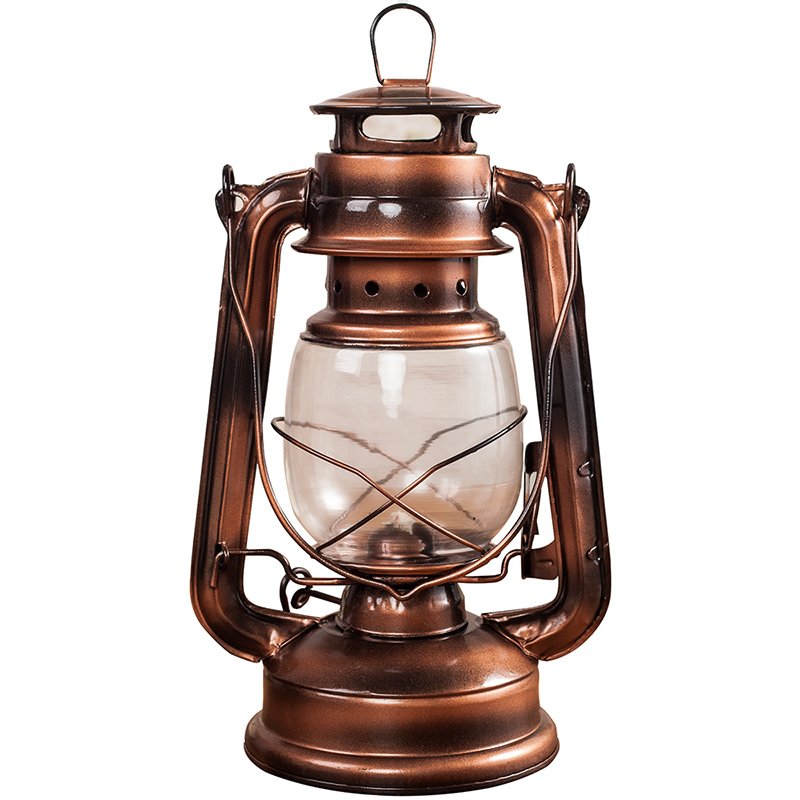 Decoration set for the old kerosene lamp and the old horse light camper