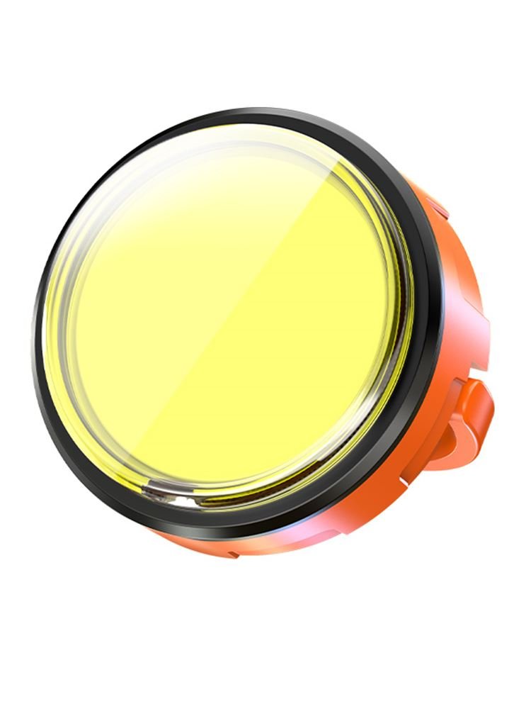 The camping lamp outside the lighting tent is long and emergency is extended and the camp is spread out with a magnetic inhaler