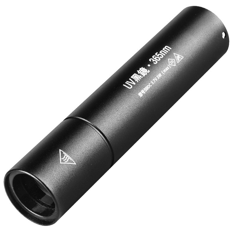 ultraviolet flashlight 365 nm for the identification of household fluorescent detection lamps for anti-false purposes