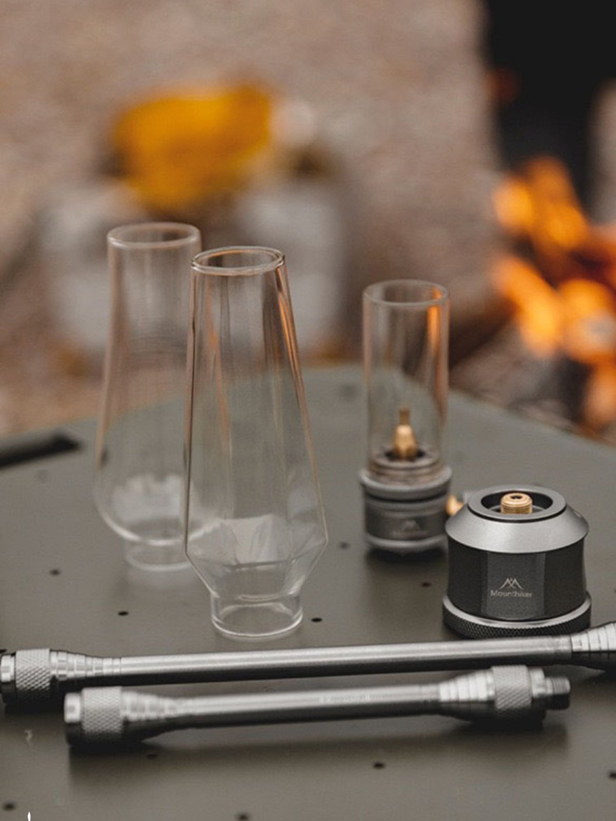 Air-lighted outdoor camp air-lighted camp tent air-lighted candlelight tank aluminium alloy candlestick