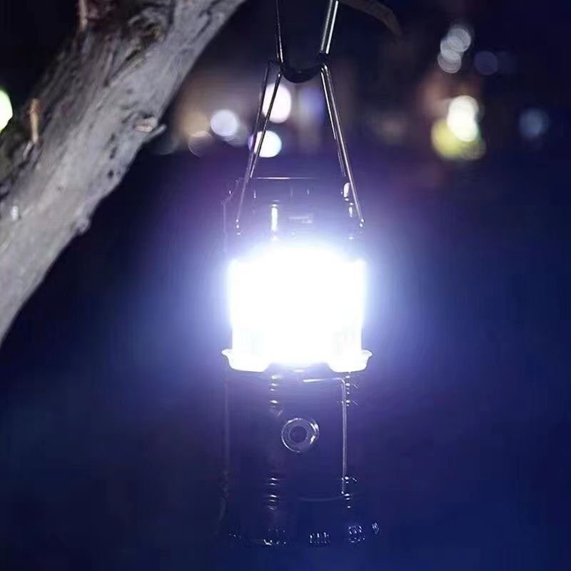 Emergency lighting home with super-extension solar power to recharacterize an out-of-house power outage