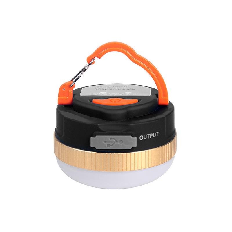 A multi-purpose USB-charged tent light for outdoor camp lights