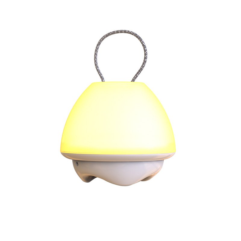 camping light outside the tent outside of the charged-net-mounted camp dormitories for the led-bed children