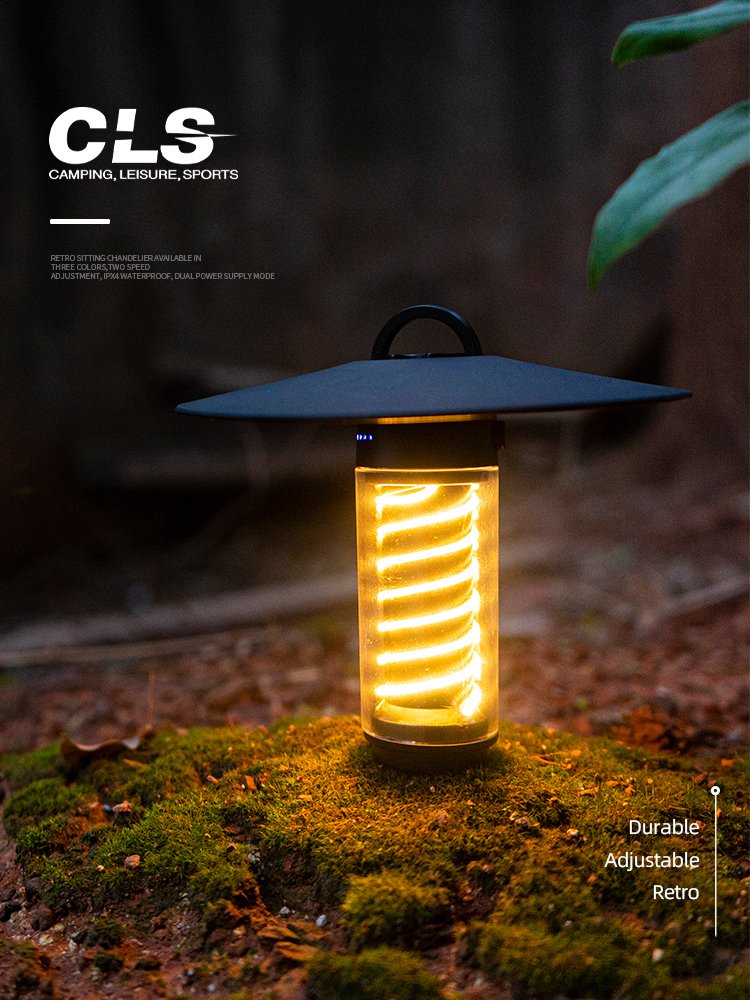 CLS CAMP LIGHT OUTSIDE THE HOUSE, WITH LIGHT ON THE SKY AND LIGHT ON THE SKY