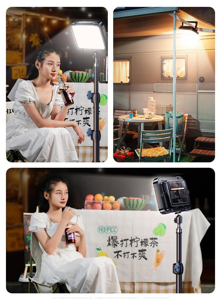 emergency lanterns camping tent lights stand on the night market led lights 600 beads fishing for water
