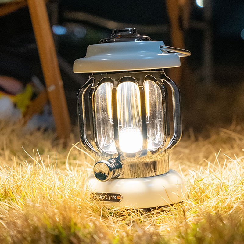 The outdoor camplights were extended, and the tent lights in the camp light camp were restored and the air-lights were hung
