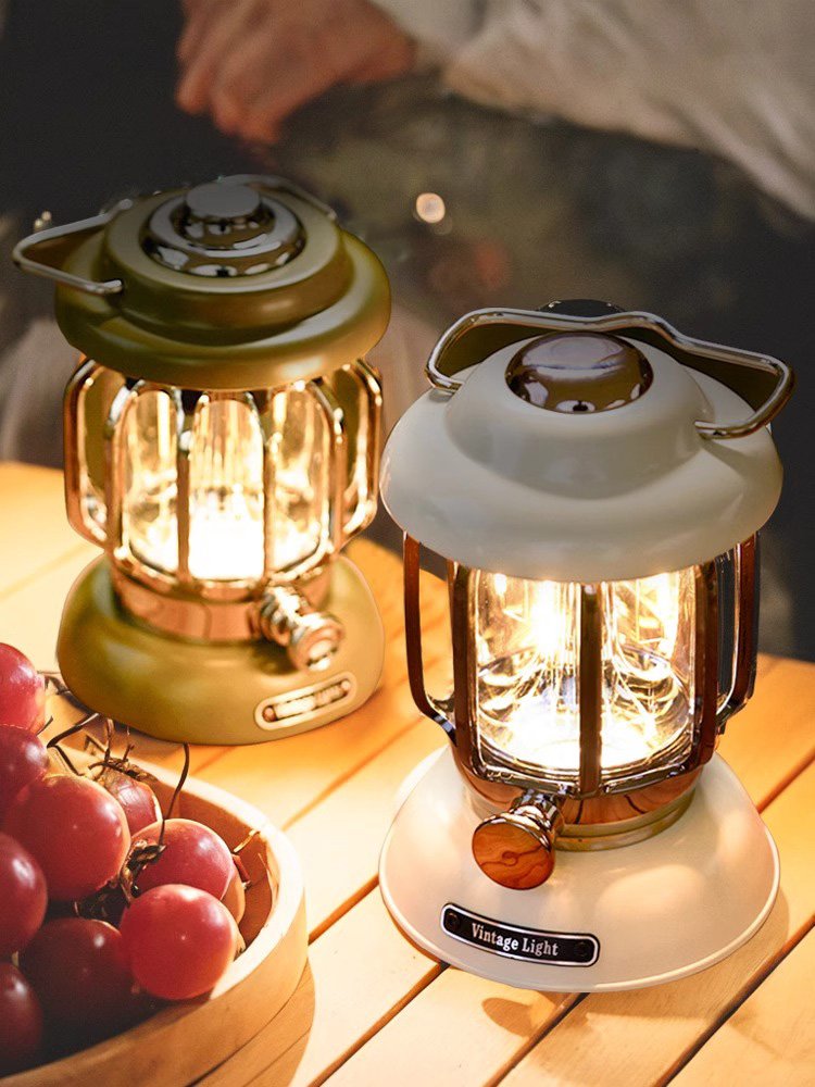 The official off-site camping light is extremely long