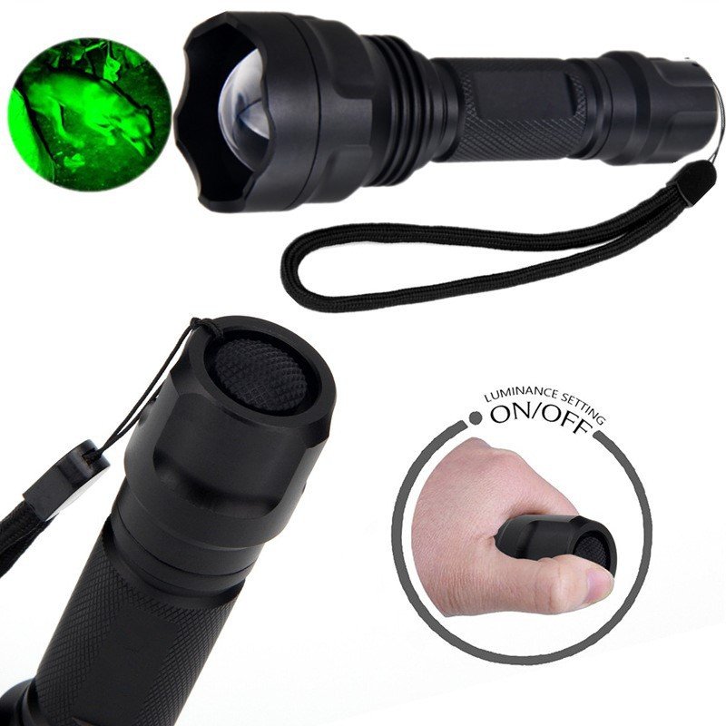 LED LED luminous flashlight outside of the white light home camping, night vision 850 nm, luminous tactical flashlight C8