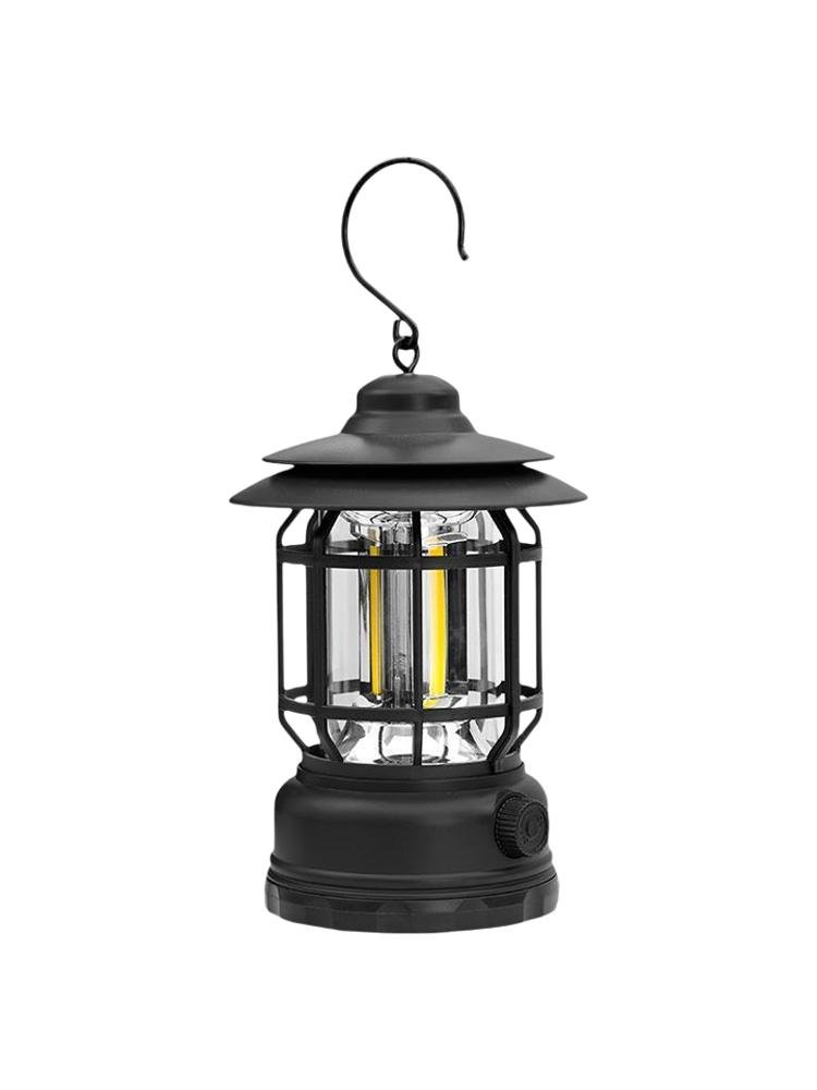 The outdoor camp lights were extended to recharacterize the tent light camp