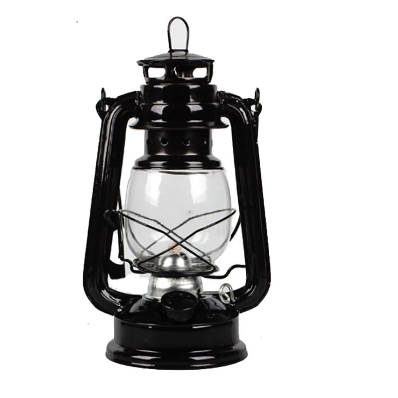 Old old old-fashioned hand-held kerosene lanterns, old-fashioned rural creative camping