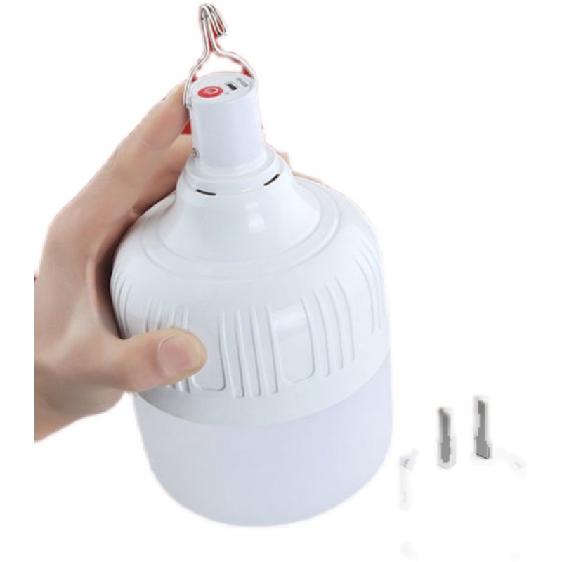 LEDs were over-lighted in the electrical emergency lighthouse with usb-charged light bulbs