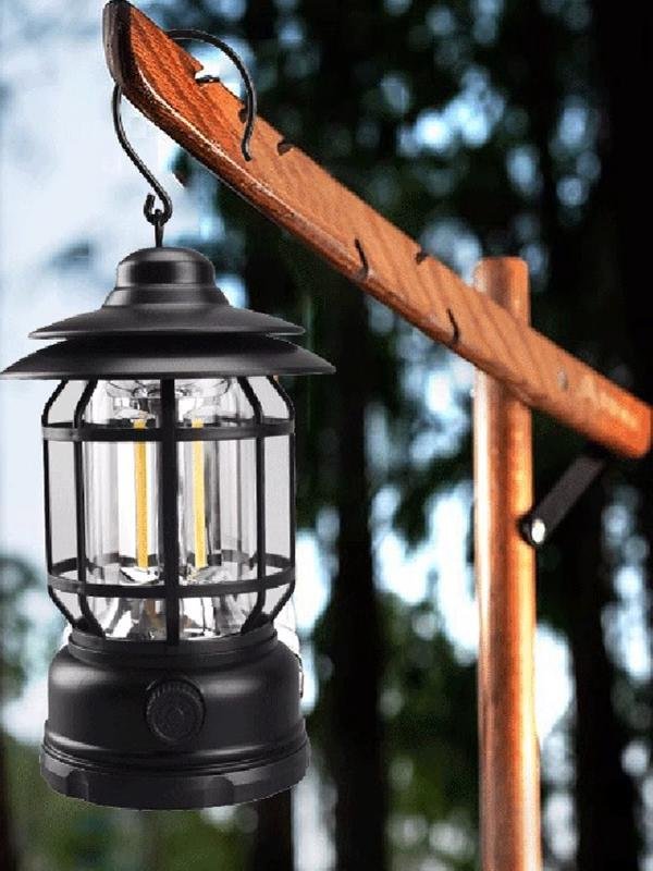 German old hand-held camplights, hand-held horse-lighted camping airlights and nightlights
