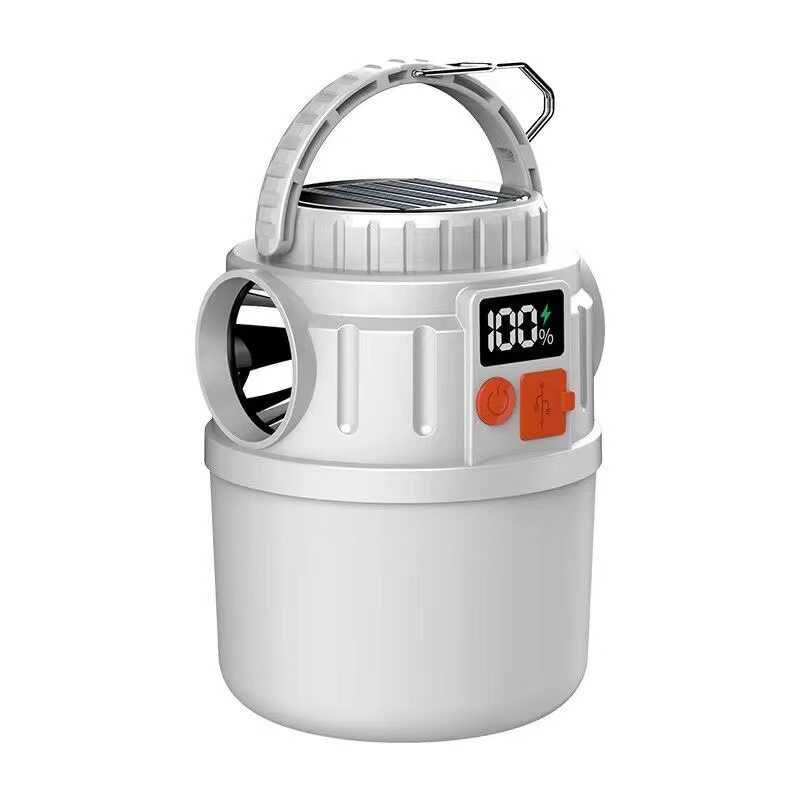 Solar-charged light bulb outdoor lighting stand-up camp stalls with mobile night-market lights and emergency lights