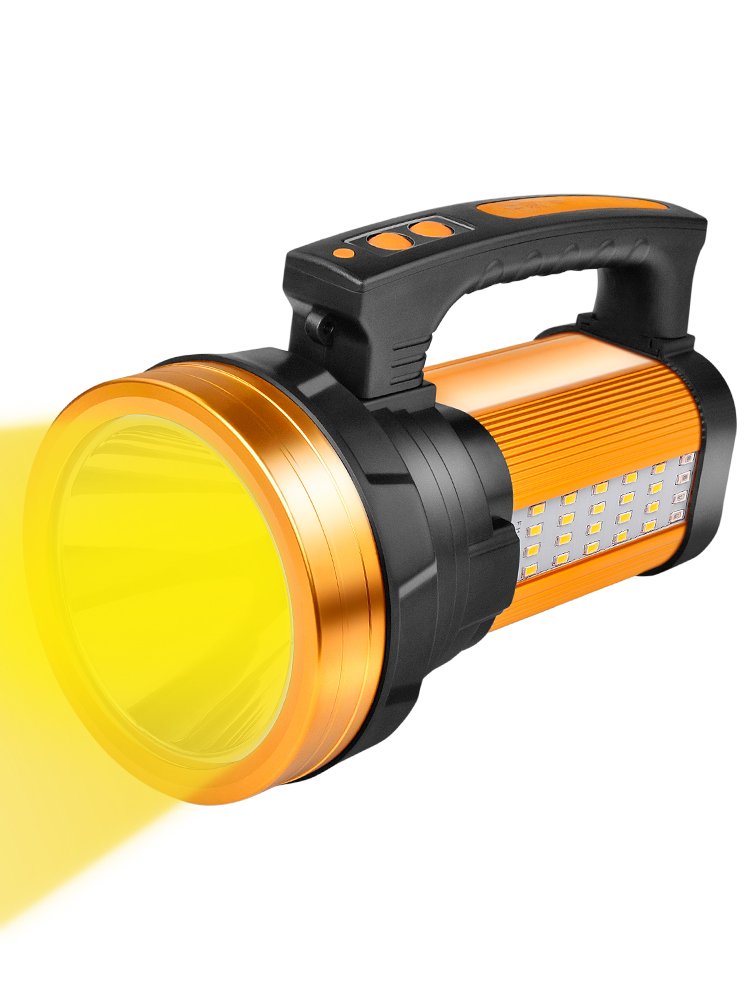 Yellow light super-lighted flashlights for fishing will carry a hand-held light outside of a very long voyage