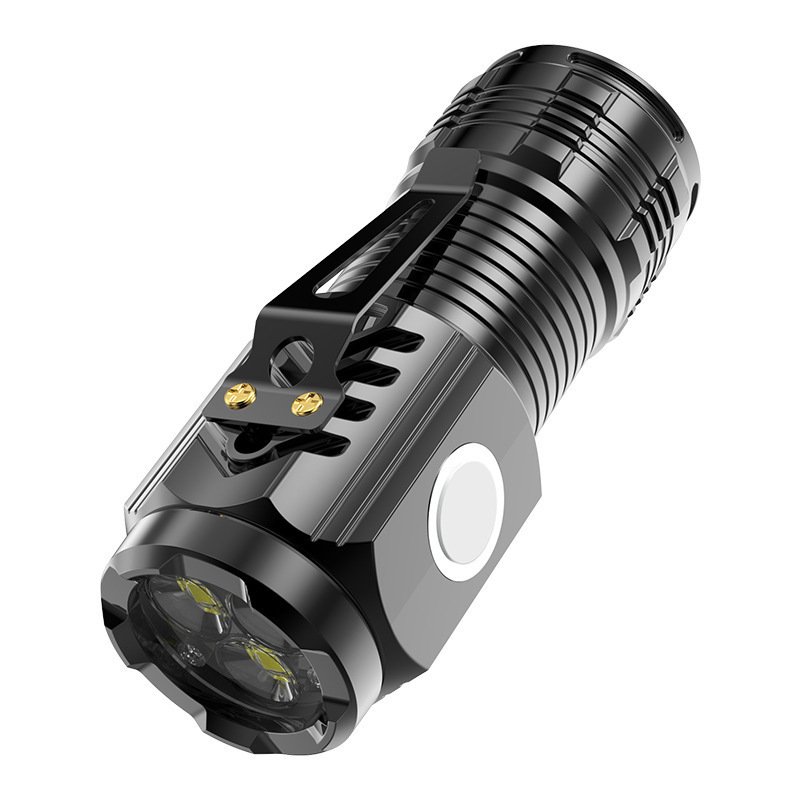 the flashlight is so bright and so long that you can use the thorium led light outside your home