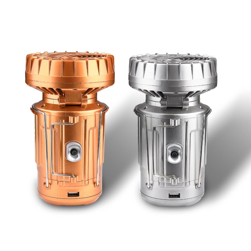 Emergency flashlights for outdoor fan solar light tents multi-purpose camp light camp light fans