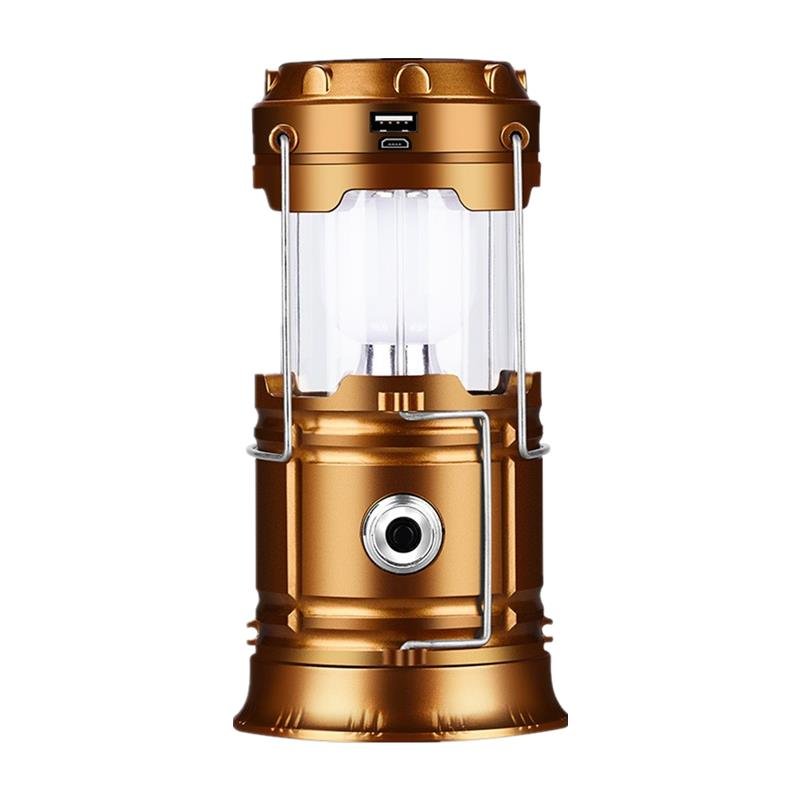 High-lighted camper, solar handheld horse lamp, multi-purpose lighted camp-charging tent mounted emergency light