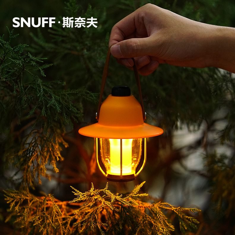 Outdoor camplights lighting retrospect and extended tents airlights multifunctionally charged hand-held pine nuts camplights