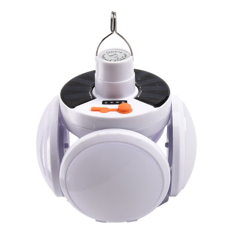 OUTDOORS CAN FOLD SOLAR-CHARGED LIGHT BULBS AND EMERGENCY NIGHT MARKET STALLS WITH SUPER-LIGHTED LED ENERGY