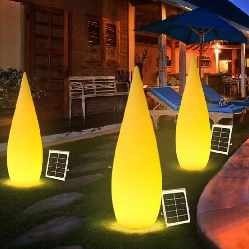 Campyard viewer for the solar water droplights in the red-air off-site lighting camp
