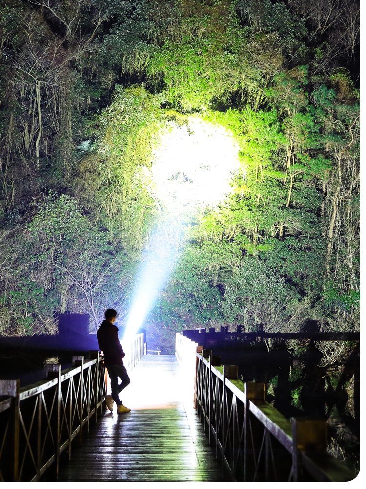 Small wildling flashlights super-light recharging super-long lithium outdoor patrol light