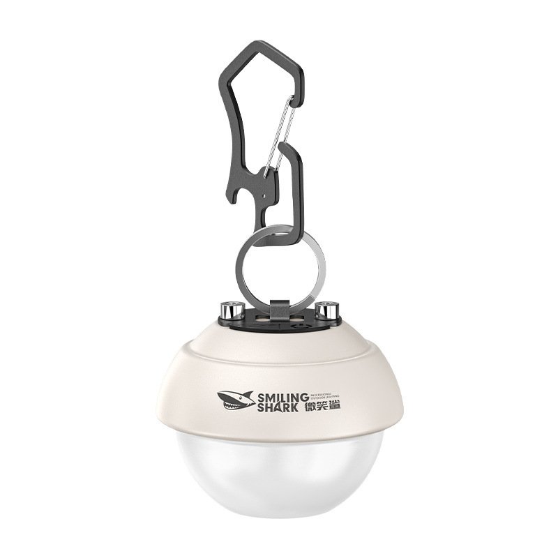 The outdoor camping tent lights were recharged with super-lights with red light warning to warm the white light