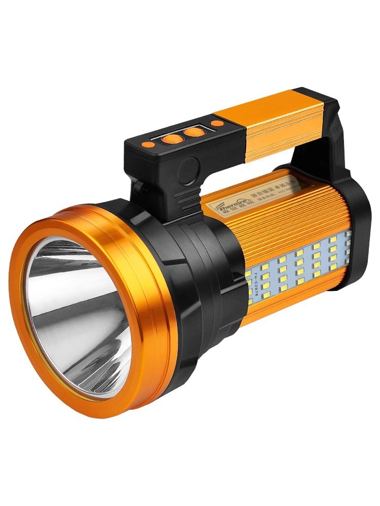 Powerful light flashlights are super-lighted outdoor power-resilient, household hand-held searchlights