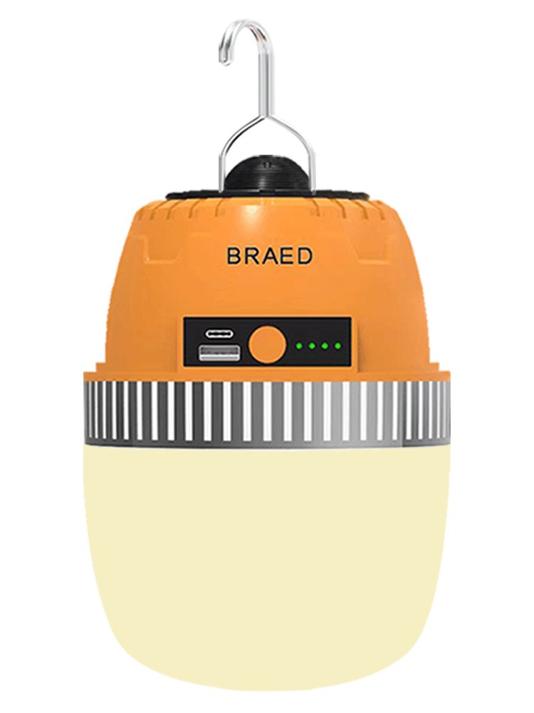 Charged lighting lights warmed with yellow light and strong field campers with power outages and emergency airs to set up night-lights