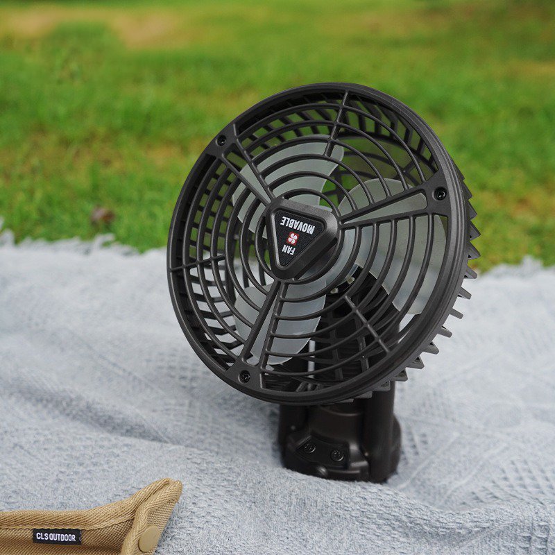 AN OUTDOOR MULTI-PURPOSE TRIPOD FAN CAMPER TENT LIGHT CARRIES A USB LIGHT CAMP CHARGER