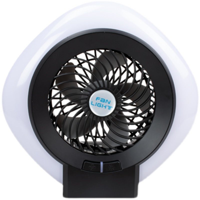 An emergency waterproof lighting fan for a camper with a tent in the night market