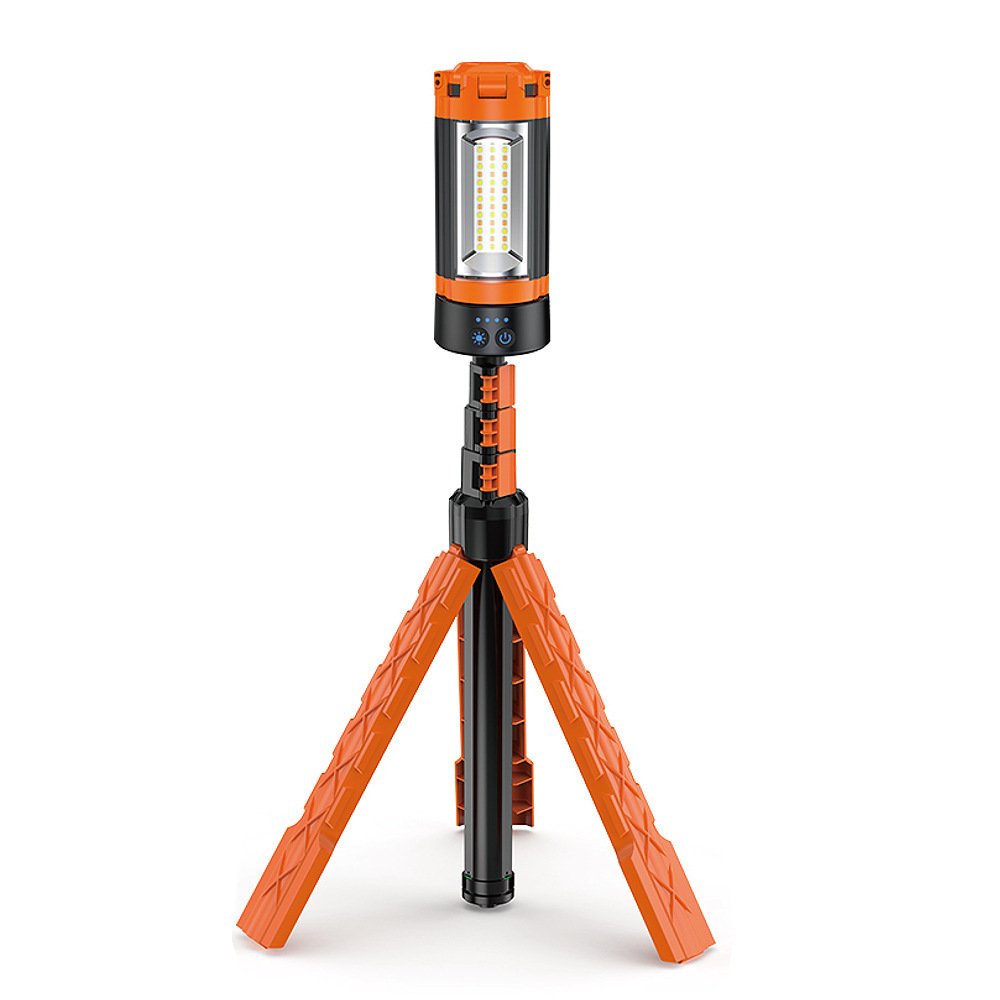The new outdoors are able to fold the camper multifunctional belt to export the yellow-white double-light flash light